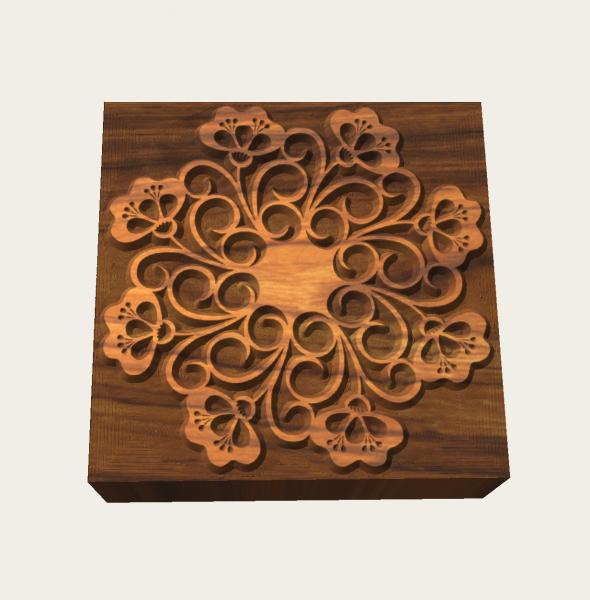 Mandalastempel aus Hartholz Mandalastempel aus Hartholz